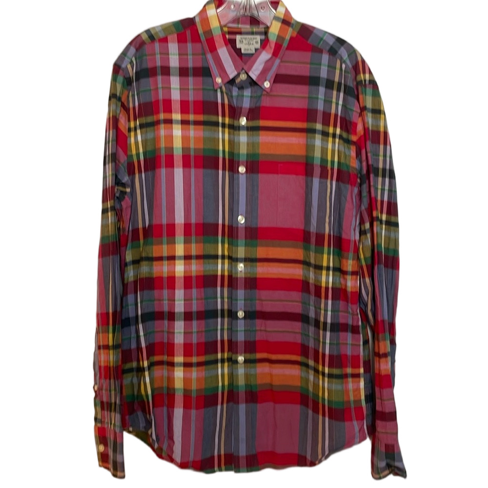 JCREW | Light weight Plaid shirt - Medium
